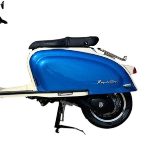 Royal Alloy Left Side Cover - Ultra Blue